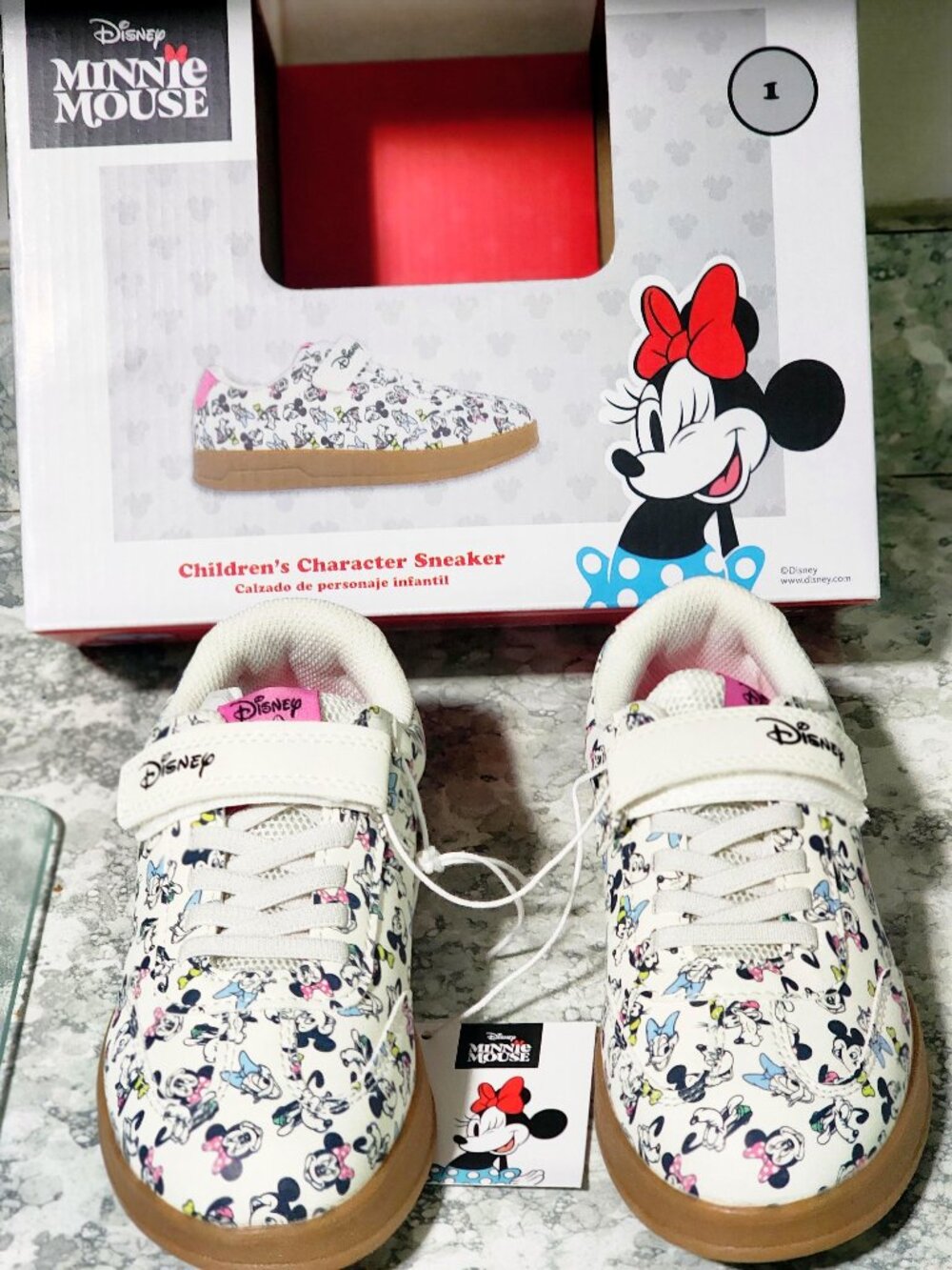 "Disney Minnie Mouse" Brand New Children's Sneakers "Size 1